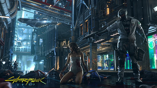 Cyberpunk, futuristisch, Cyberpunk 2077, Cyberpunk, futuristisch, Cyberpunk 2077, HD-Hintergrundbild HD wallpaper