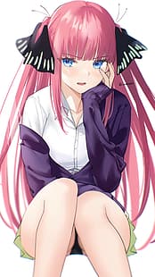 Nakano Nino, Anime-Mädchen, Fankunst, Anime, HD-Hintergrundbild HD wallpaper
