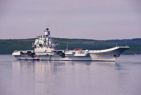 cruzador, pesado, porta-aviões, frota do norte, almirante da frota da União Soviética Kuznetsov, HD papel de parede HD wallpaper