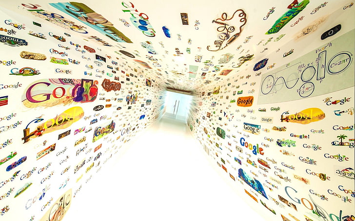 Google baskılı duvar, google, tasarım, yaratıcı, HD masaüstü duvar kağıdı