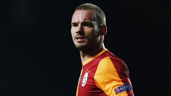 Wesley Sneijder, Wesley Sneijder, Galatasaray S.K., fotboll, män, sport, HD tapet HD wallpaper