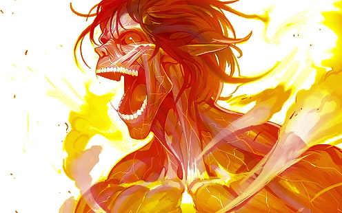 Attack On Titan Eren als Fighting Titan Hintergrundbild, Anime, Shingeki no Kyojin, Eren Jeager, Anime Girls, HD-Hintergrundbild HD wallpaper