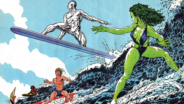Comics, Silver Surfer, HD wallpaper