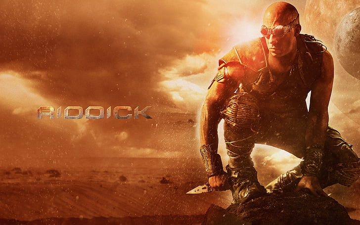 Riddick, riddick DVD-affisch, riddick, HD tapet