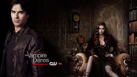 The Vampire Diaries Temporada 4, temporada, vampiro, diários, HD papel de parede HD wallpaper
