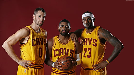 Cleveland, bascketball, Kevin Love, Kyrie Irving, NBA, HD tapet HD wallpaper