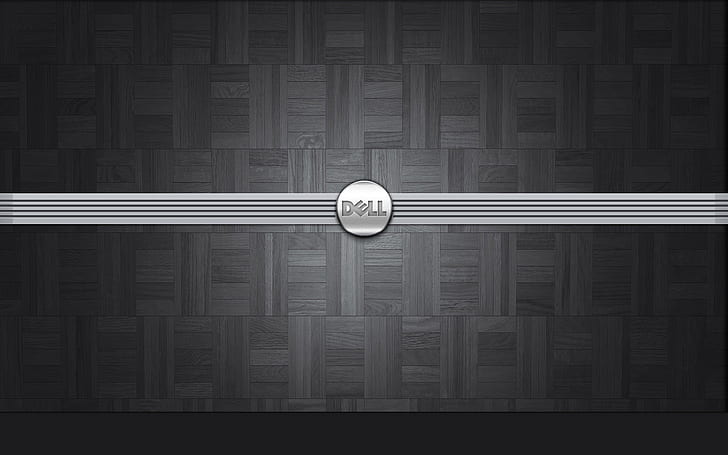 Dell, logo, seni digital, Wallpaper HD