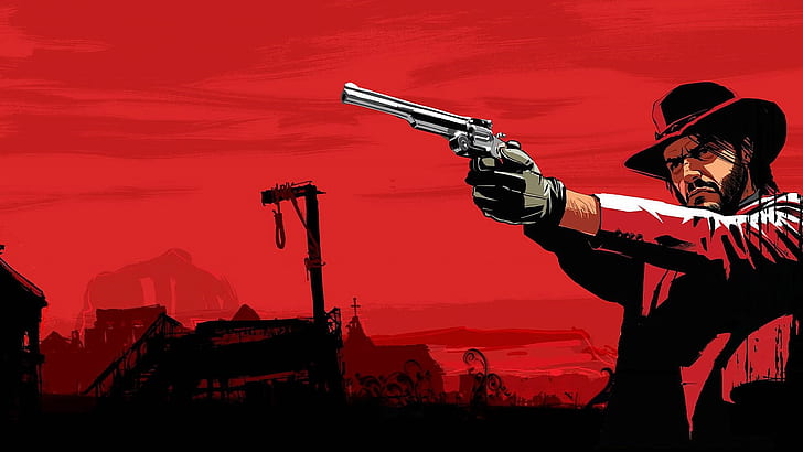 Far West, Red Dead Redemption, Rockstar Game, American Old West, Fond d'écran HD