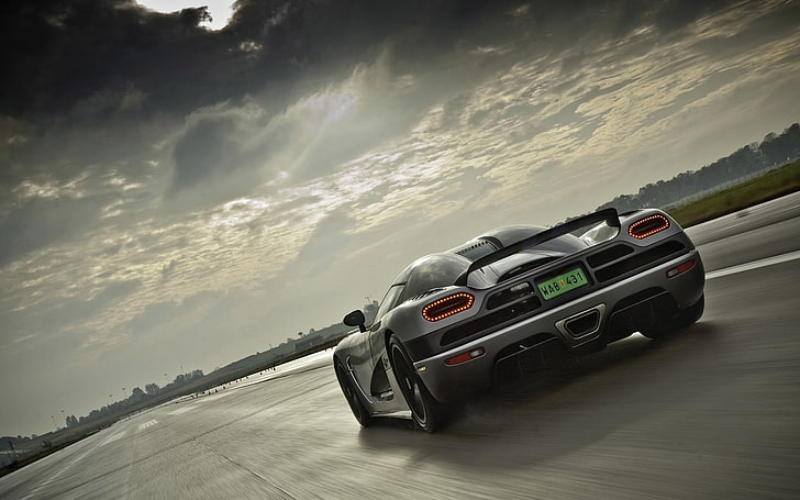 schwarzes und graues RC Auto, Auto, Supersportwagen, Hypercar, Koenigsegg Agera R, HD-Hintergrundbild