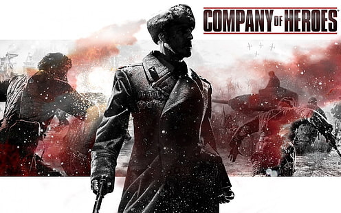 Company of Heroes digital tapet, företag av hjältar, relikunderhållning, thq, HD tapet HD wallpaper