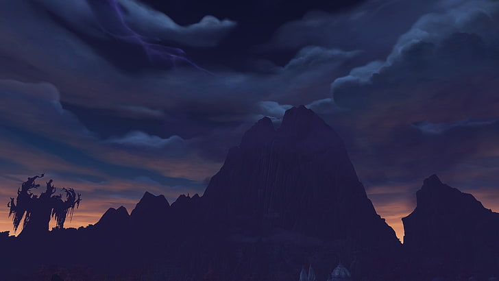 World of Warcraft, yüksek dağ, Lejyon, HD masaüstü duvar kağıdı