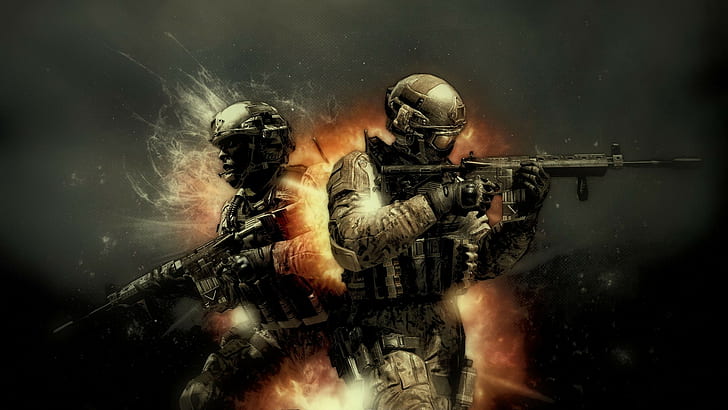 Call Of Duty, ดำ, หน้าที่, CoD, เกม, 1920x1080, วอลล์เปเปอร์ HD