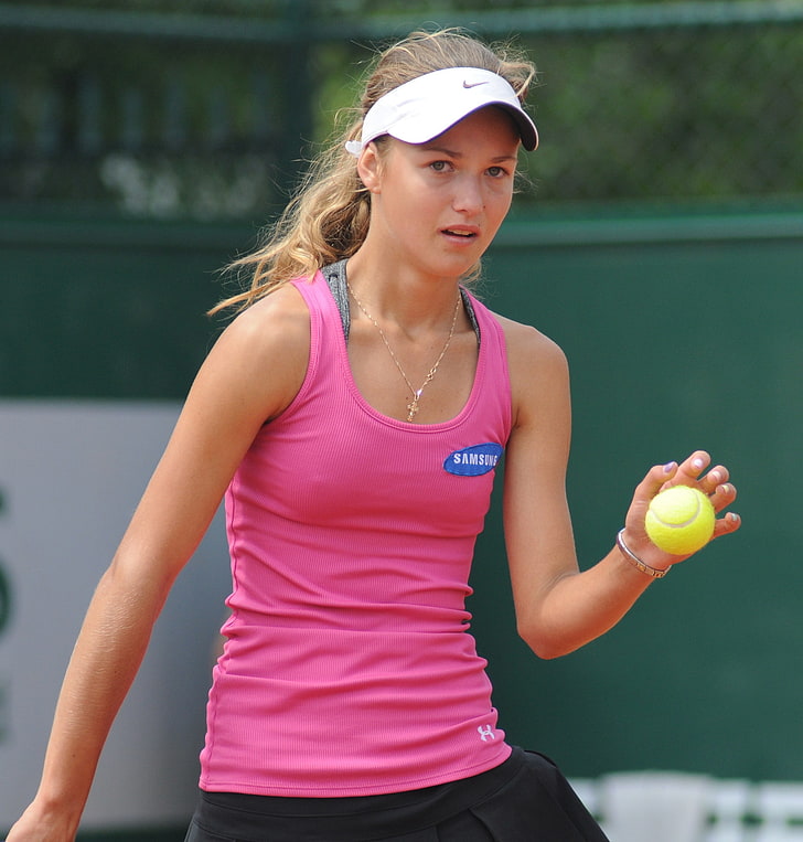 Anna Kalinskaya, tennis, raquettes de tennis, Fond d'écran HD, fond d'écran de téléphone