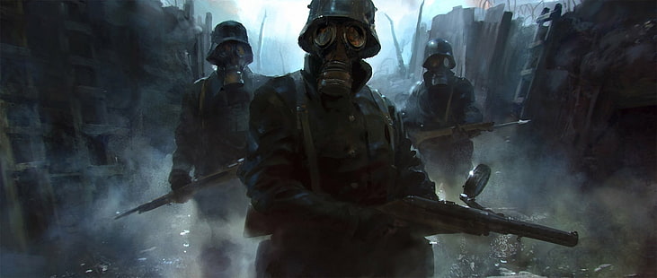 Battlefield, Battlefield 1, Gas Mask, HD tapet HD wallpaper