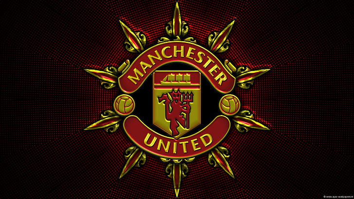 Футбол, Манчестър Юнайтед, емблема, лого, HD тапет
