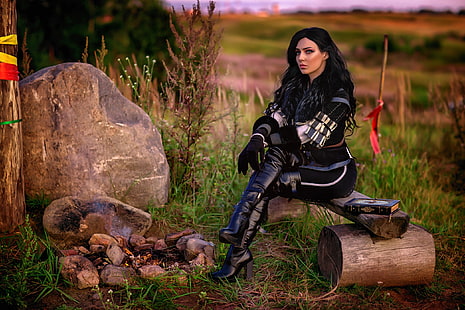 Cosplay, Yennefer, The Witcher 3`` Jennifer, Witcher 3 Wild Hunt, Fondo de pantalla HD HD wallpaper