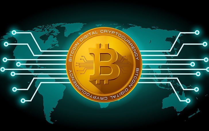 Bitcoin Trading Network 4K HD, HD wallpaper