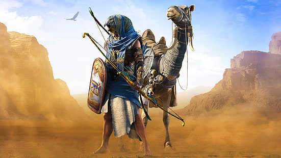 jogos de vídeo, Assassins Creed: Origins, Assassin's Creed, Assassin's Creed: Origins, HD papel de parede HD wallpaper