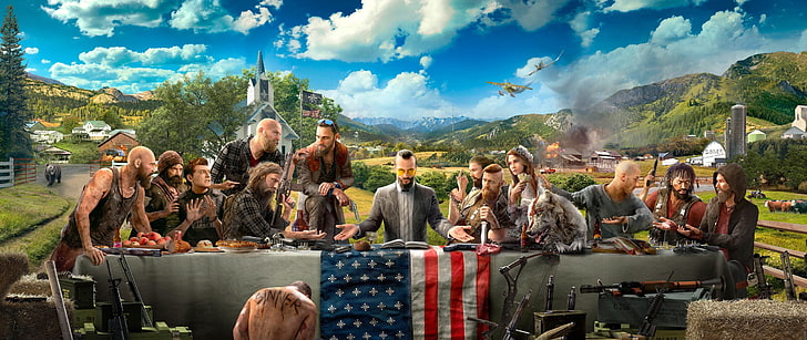 Far Cry 5 3D Wallpaper, Far Cry 5, Far Cry, HD-Hintergrundbild