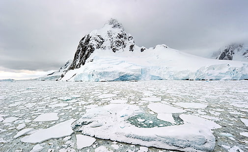Lansekap Kutub Utara, pembentukan es, Perjalanan, Antartika, Lansekap, Kutub Utara, Wallpaper HD HD wallpaper