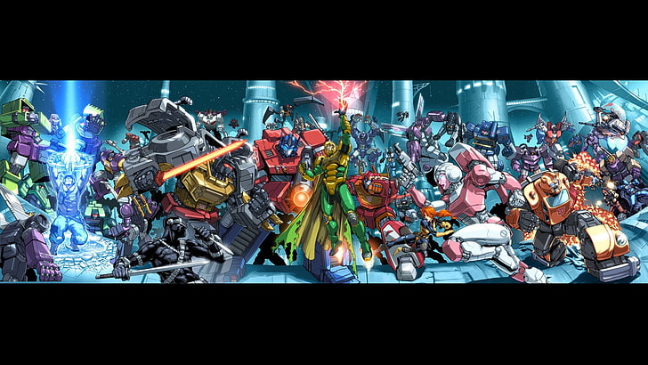 gi_ joe transformers optimus prime snake eyes character fiora, HD wallpaper