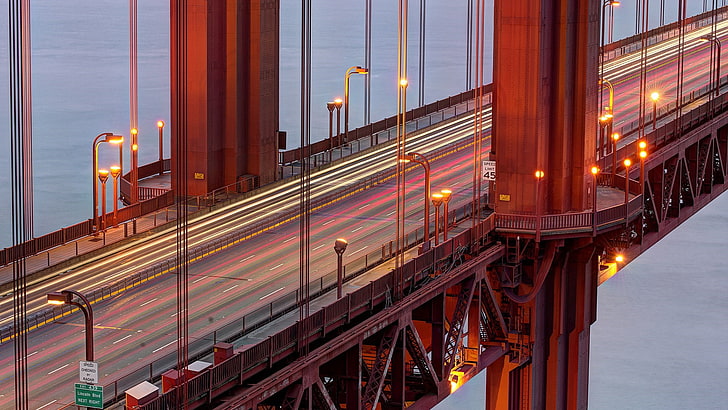 golden gate bridge, san fransisco, california, bridge, usa, united states, HD wallpaper