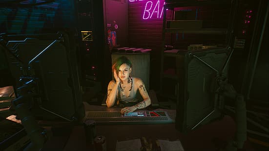 Judy Alvarez, Cyberpunk 2077, cyberpunk, CD Projekt RÖD, HD tapet HD wallpaper