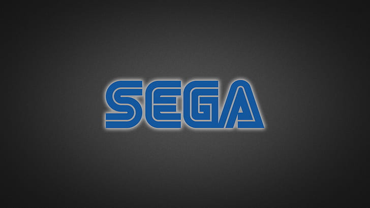 Sega, logo, minimalismo, videojuegos, Fondo de pantalla HD