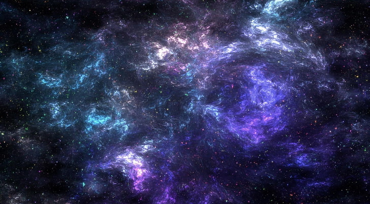 galaxy, stars, nebulae, clusters, HD wallpaper