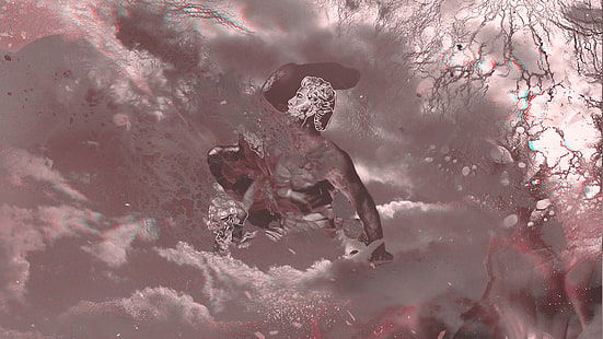 Dampfwelle, Statue, HD-Hintergrundbild HD wallpaper