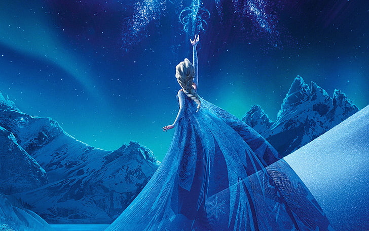 Film Animasi, Disney, Frozen (film), film, Princess Elsa, Wallpaper HD