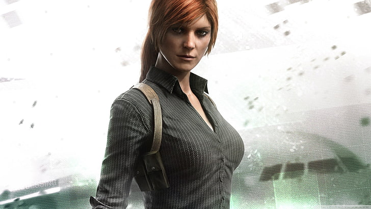 Mädchenfigur mit Knopfverschluss und Halfter, Splinter Cell, HD-Hintergrundbild