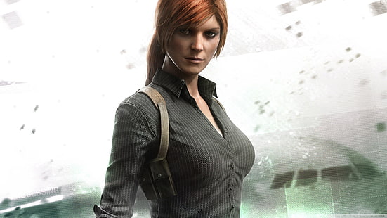 Mädchenfigur mit Knopfverschluss und Halfter, Splinter Cell, HD-Hintergrundbild HD wallpaper