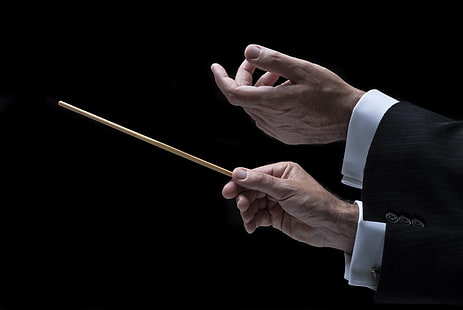 Hände, Orchester, Dirigent, HD-Hintergrundbild HD wallpaper