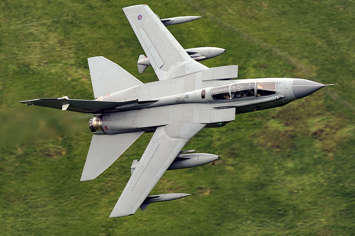 Panavia Tornado, myśliwiec, Royal Air Force, 4K, samolot Strike, Tapety HD