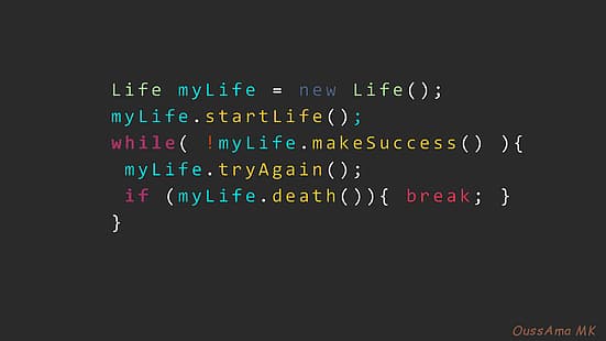  code, Java, programming, life, HD wallpaper HD wallpaper