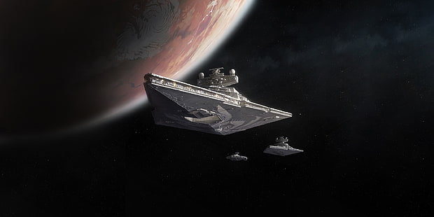 Star Wars, rymdskepp, Star Destroyer, HD tapet HD wallpaper