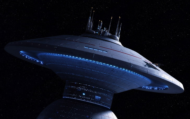 วอลล์เปเปอร์ดิจิทัลเรืออวกาศสีเทา Star Trek สถานีอวกาศ, วอลล์เปเปอร์ HD