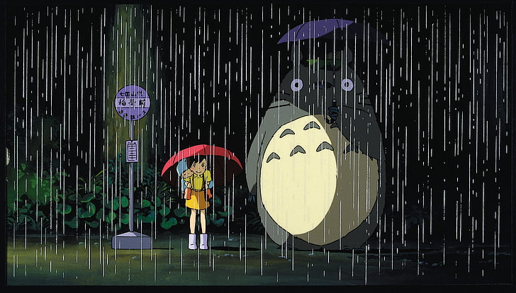 anime, Studio Ghibli, Meu Vizinho Totoro, HD papel de parede