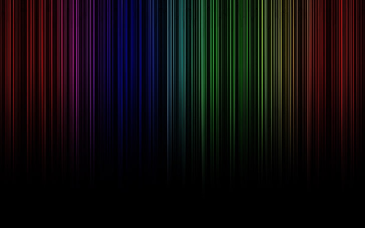 pelangi multicolor Seni Ruang Pesawat HD, multicolor, Pelangi, Wallpaper HD