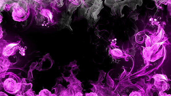 abstract, purple, design, pattern, light, wallpaper, graphic, texture, lilac, shape, pink, fractal, art, backdrop, color, generated, colorful, digital, futuristic, artistic, flower, fantasy, motion, backgrounds, decoration, photograph, floral, ornament, violet, space, render, jellyfish, flowers, curve, graphics, effect, bright, shiny, dynamic, style, HD wallpaper HD wallpaper