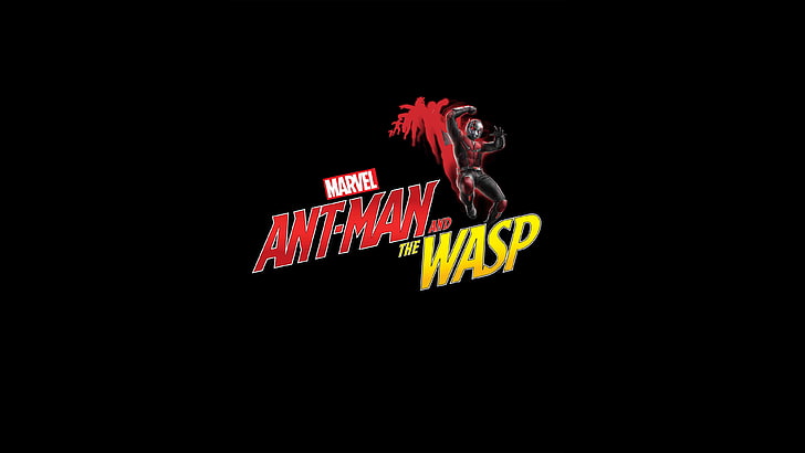 4K, Ant-Man et la guêpe, noir, Fond d'écran HD