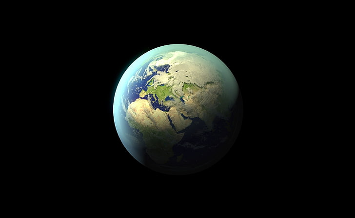 Европа и Африка, как видно из космоса с ..., планеты Земля, космос, земля, из, увиденного, с, Африка, Европа, HD обои