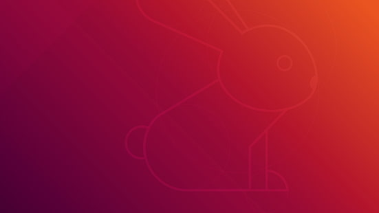 Raving Rabbit Ubuntu, HD tapet HD wallpaper