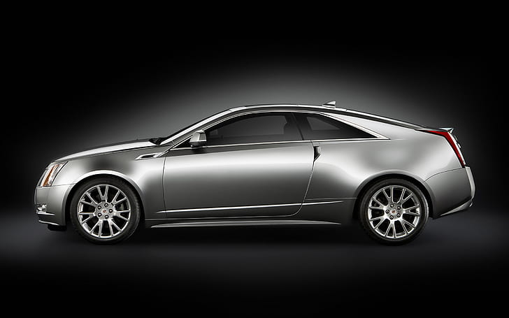 Cadillac CTS Coupe Side, Cadillac CTS, HD wallpaper