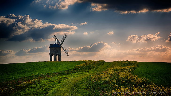 photography of green grass field during day time, chesterton, chesterton, Chesterton, Mill, photography, green grass, grass field, day, time, clouds, flowers, hill, sunset, warwickshire, windmill, rural Scene, nature, landscape, sky, field, agriculture, farm, summer, cloud - Sky, meadow, non-Urban Scene, outdoors, europe, scenics, old-fashioned, old, HD wallpaper