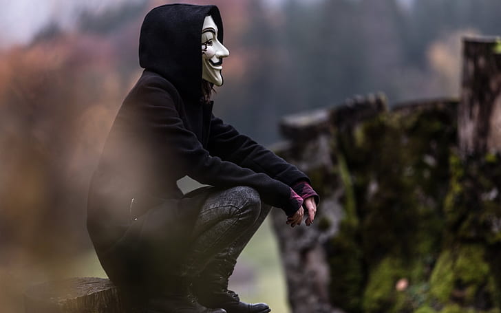 kualitas hd anonim anonim, Wallpaper HD