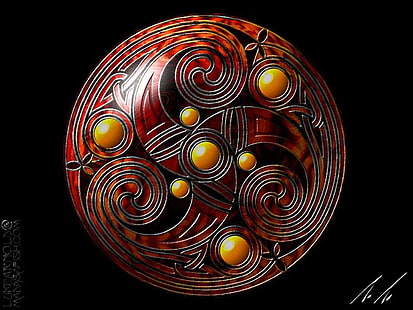 Artistik, Celtic, Celtic Knot, Wallpaper HD HD wallpaper