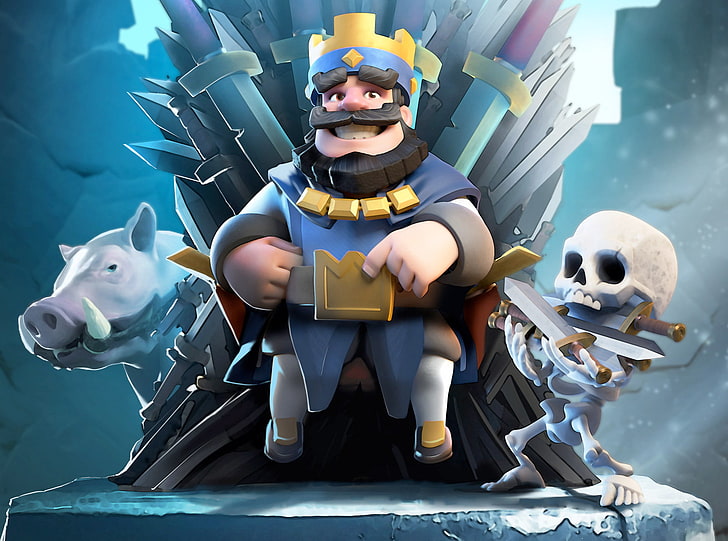 supercell, clash royale, games, 2016 games, hd, HD wallpaper