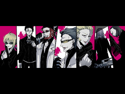 Seria Fate, Fate / Zero, Archer (Fate / Zero), Assassin (Fate / Zero), Berserker (Fate / Zero), Caster (Fate / Stay Night), Gilgamesh (Fate Series), Lancer (Fate / Zero), Rider (Fate / Zero), Sabre (seria Fate), Tapety HD HD wallpaper